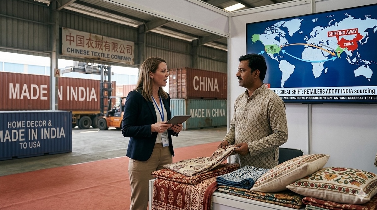Read more about the article The Great Shift: Why US Retailers are Ditching China for India in Home Decor and Textiles