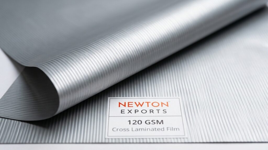 120 gsm Cross Laminated Tarpaulin Silver