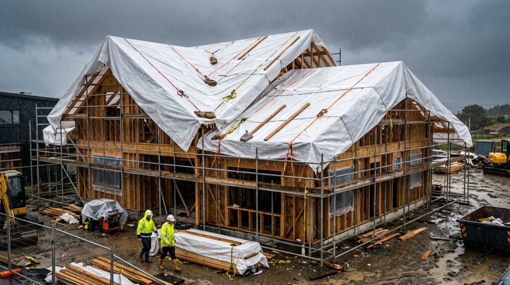 Cross Laminated Tarpaulin for Building