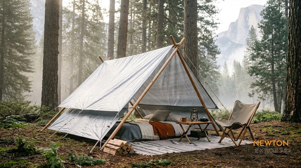 Woven Coated Tarpaulin for Shelter