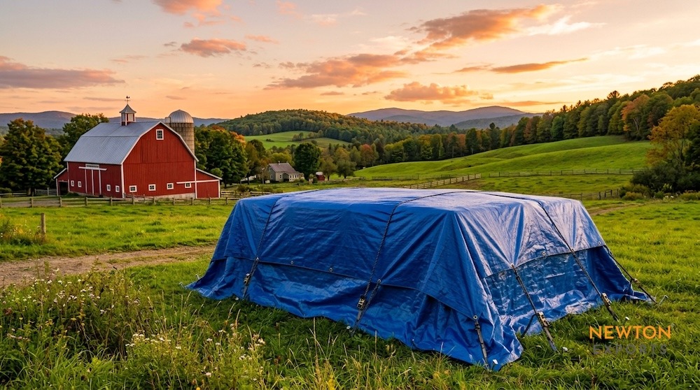Woven Coated Tarpaulin in Agriculture