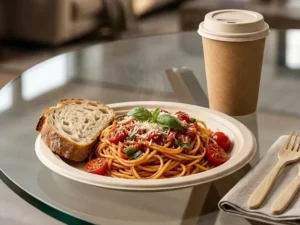 Bagasse Dinnerware Plates