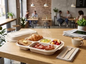 Meal Trays with Snap-fit Lids