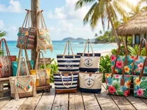 Jute Fashion & Beach Tote Bags