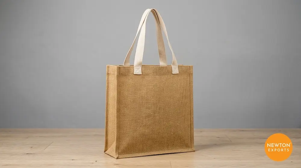 Classic Jute Exhibition Tote Bag for Logo Printing