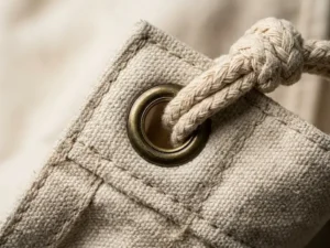 Organic Cotton Canvas Drawstring Backpack Sack