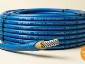 JSW Neostrands Wax-Filled Extruded PE Coated PC Strand