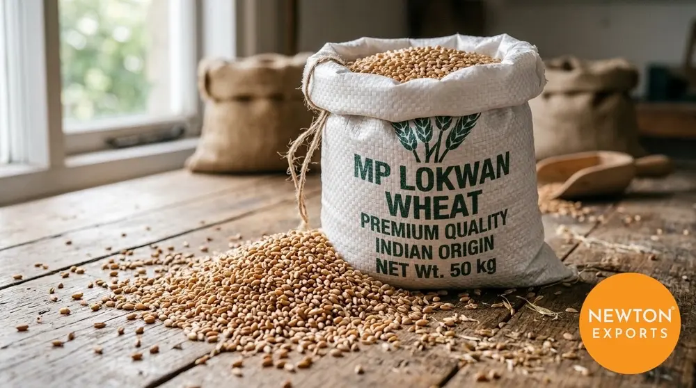 MP Lokwan Wheat – Bulk Export from India