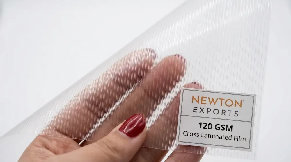 Newton Cross Laminated Tarpaulin 120gsm Clear