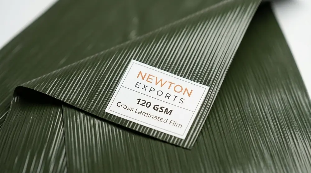 Newton Cross Laminated Tarpaulin 120gsm Olive Green