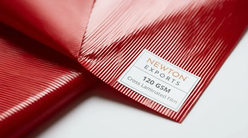 Newton Cross Laminated Tarpaulin 120gsm Red