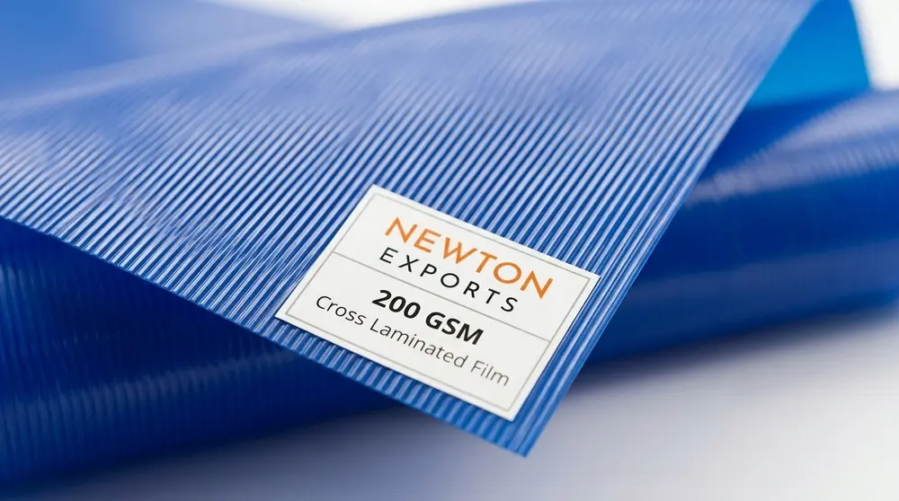 Newton Cross Laminated Tarpaulin 200gsm Clear