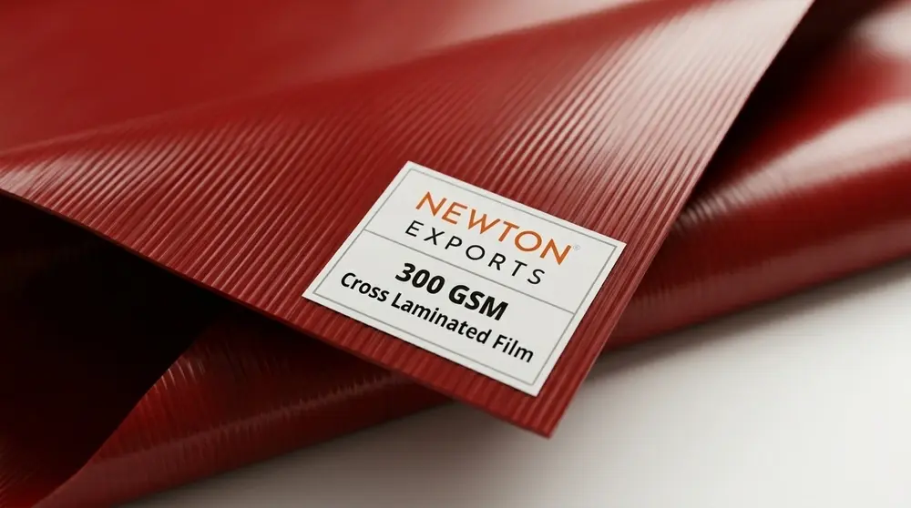 Newton Cross Laminated Tarpaulin 300gsm Red