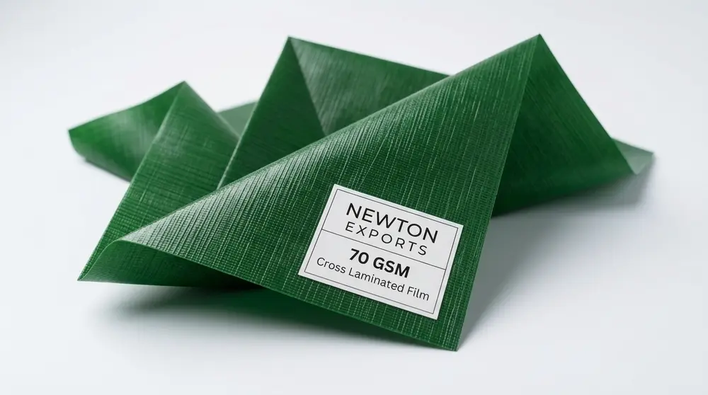 Newton Cross Laminated Tarpaulin 70gsm Green