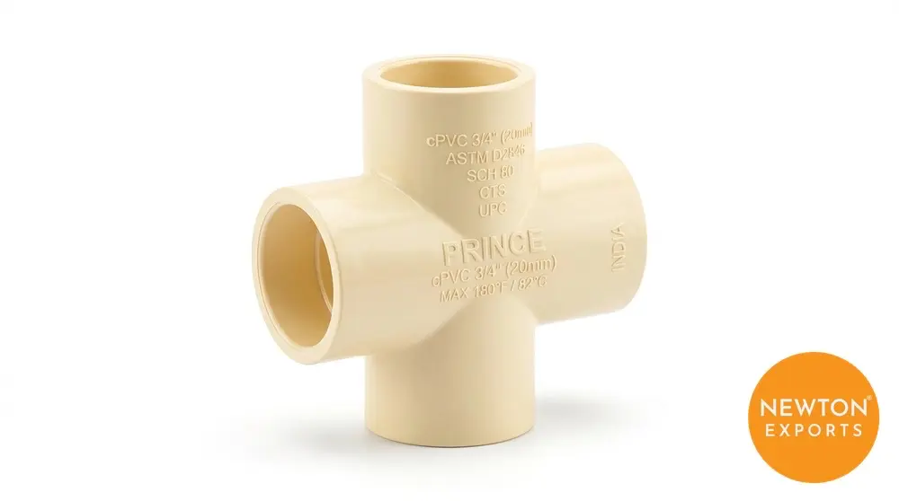 Prince CPVC Cross Tee (4-Way)