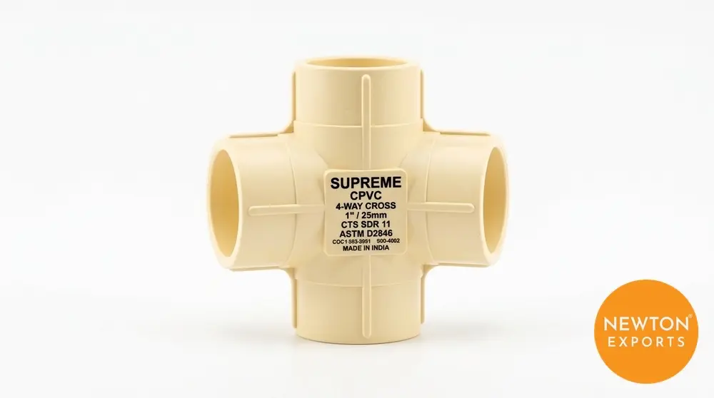 Supreme CPVC Cross Tee (4-Way)