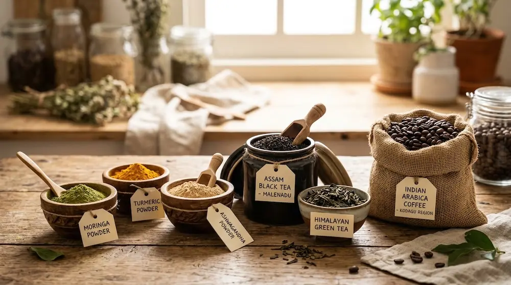 Tea, Coffee & Herbs exporter India