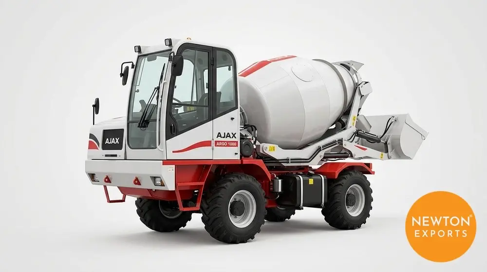 ajax argo 1000 self loading concrete mixer