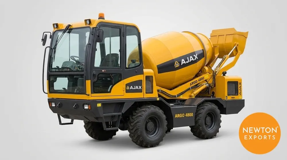 ajax argo 4800 self loading concrete mixer