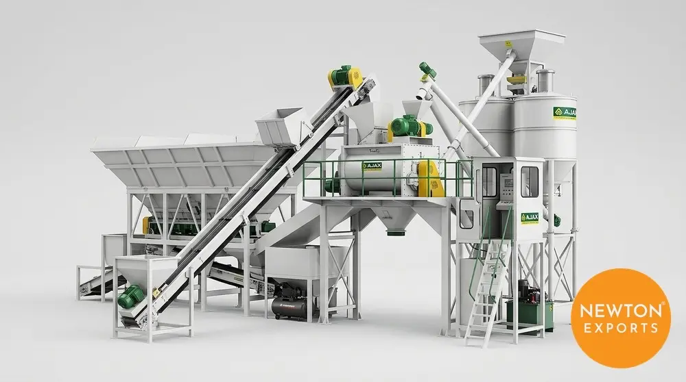 ajax crb 60 batching plant