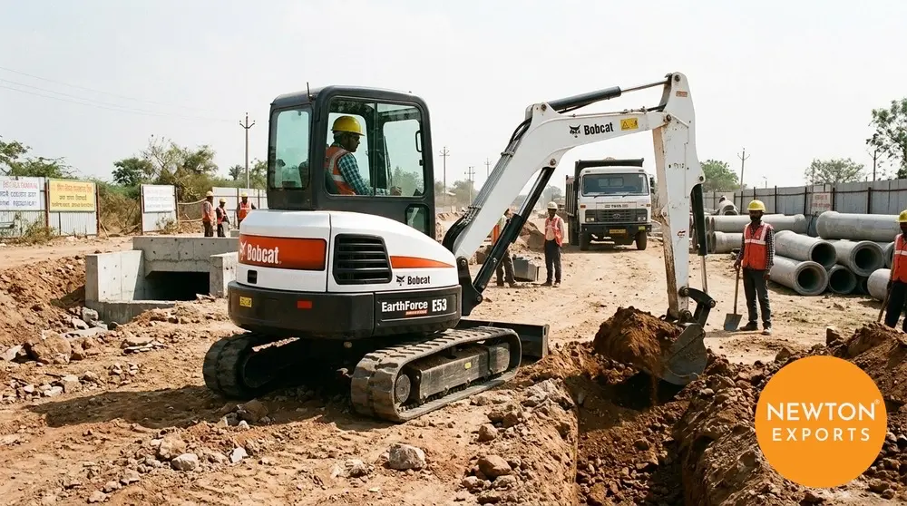 bobcat earthforce e53 mini excavator 2