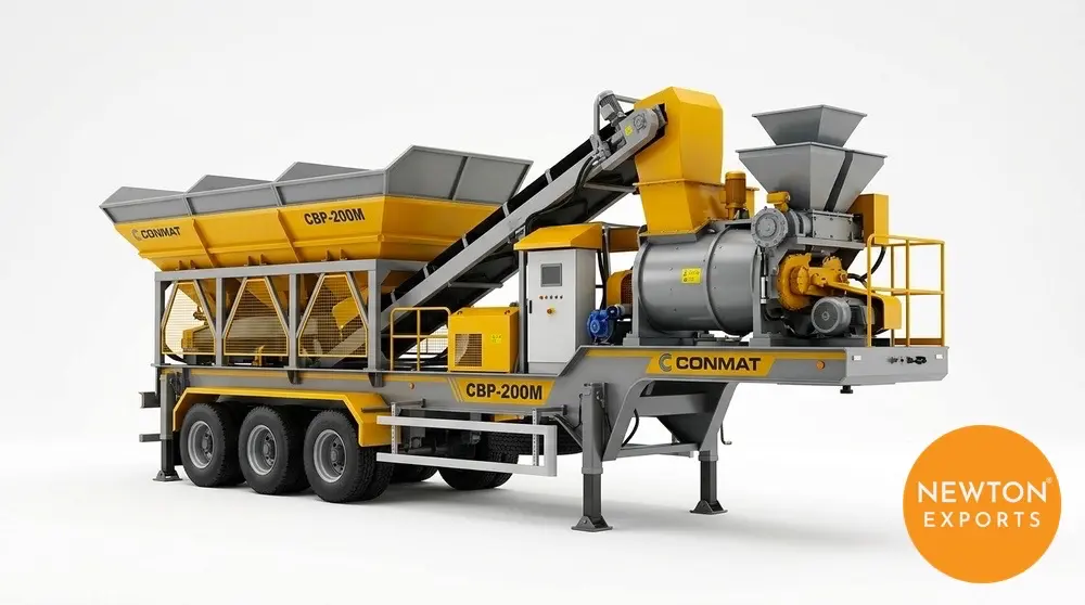 conmat cbp 200m mobile batching plant