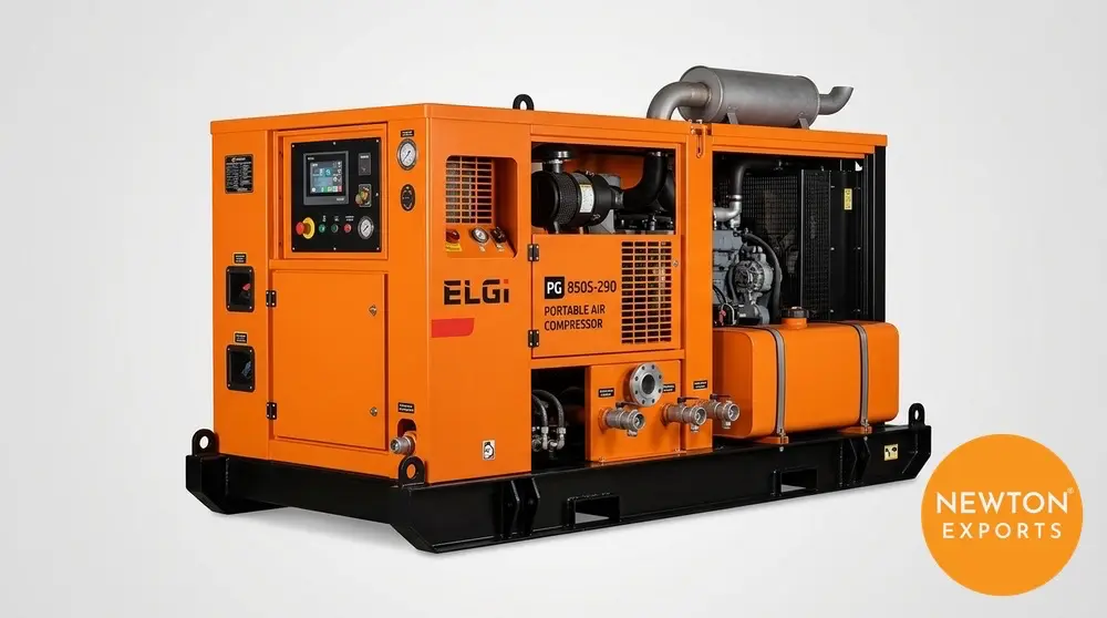 elgi pg 850s 290 excavator mounted drilling compressor