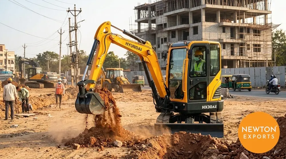 hyundai hx30az mini excavator 2