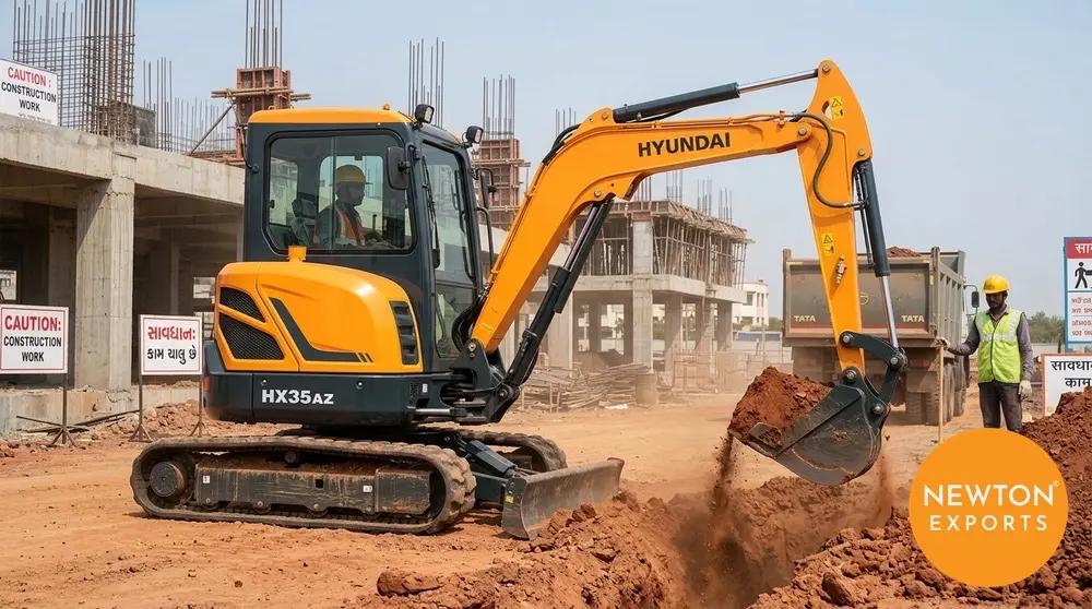 hyundai hx35az mini excavator