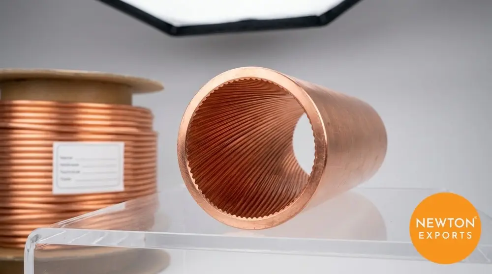 newton cupipe 003 inner grooved copper coil lwc