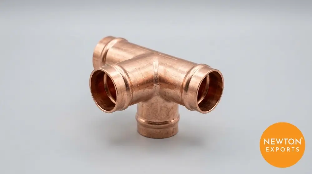 newton cupipe 026 copper equal tee fitting
