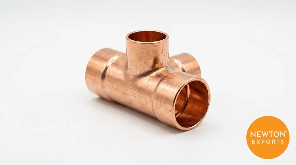 newton cupipe 028 copper reducer tee fitting