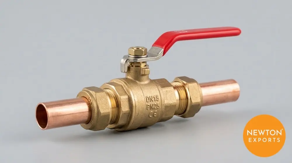 newton cupipe 033 compression type isolation ball valve 2