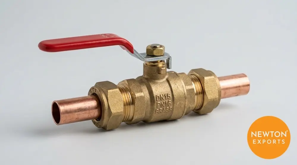 newton cupipe 033 compression type isolation ball valve