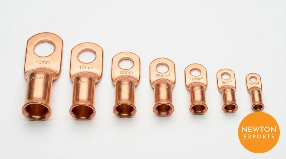 newton cupipe 038 copper cable lug terminal end