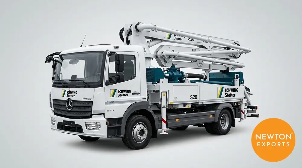 schwing stetter s20 truck mounted boom pump