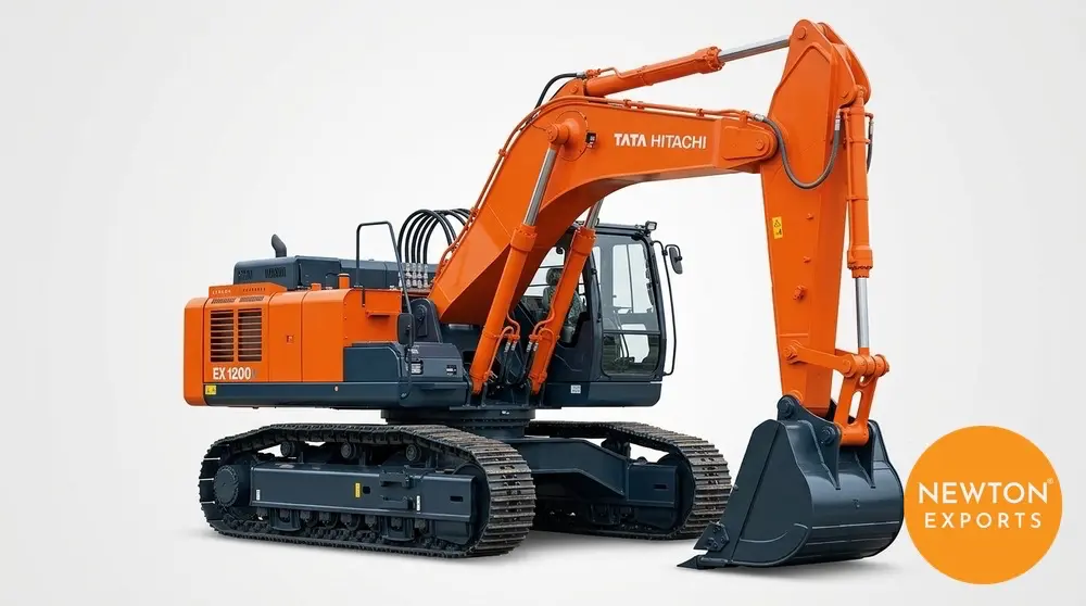 tata hitachi ex 1200v mining excavator