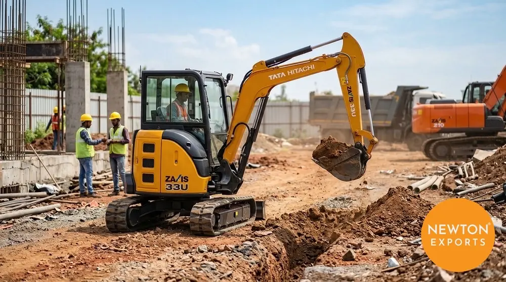 tata hitachi zaxis 33u mini excavator