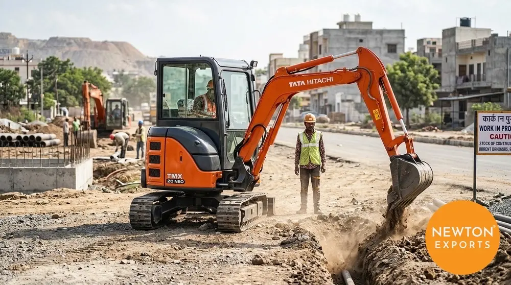 tata hitachi zaxis 40u mini excavator