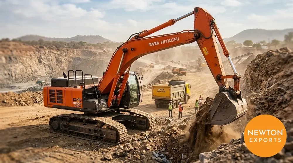 tata hitachi zaxis 490h ultra mining excavator