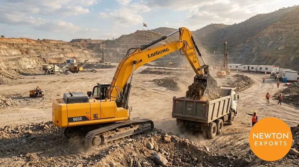 volvo ec750d mining excavator