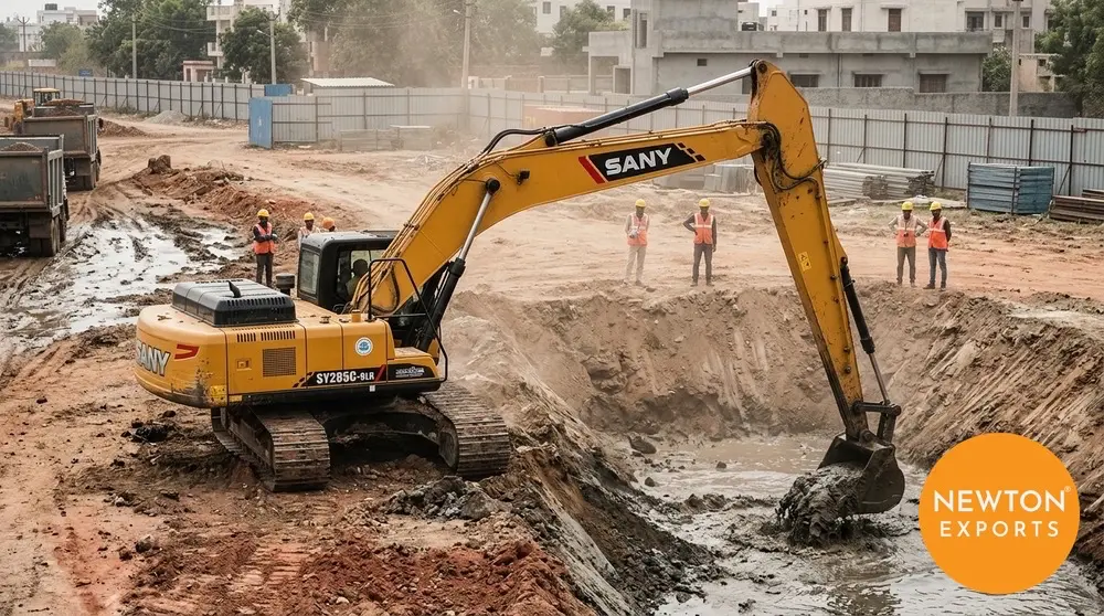 wacker neuson et66 tracked excavator