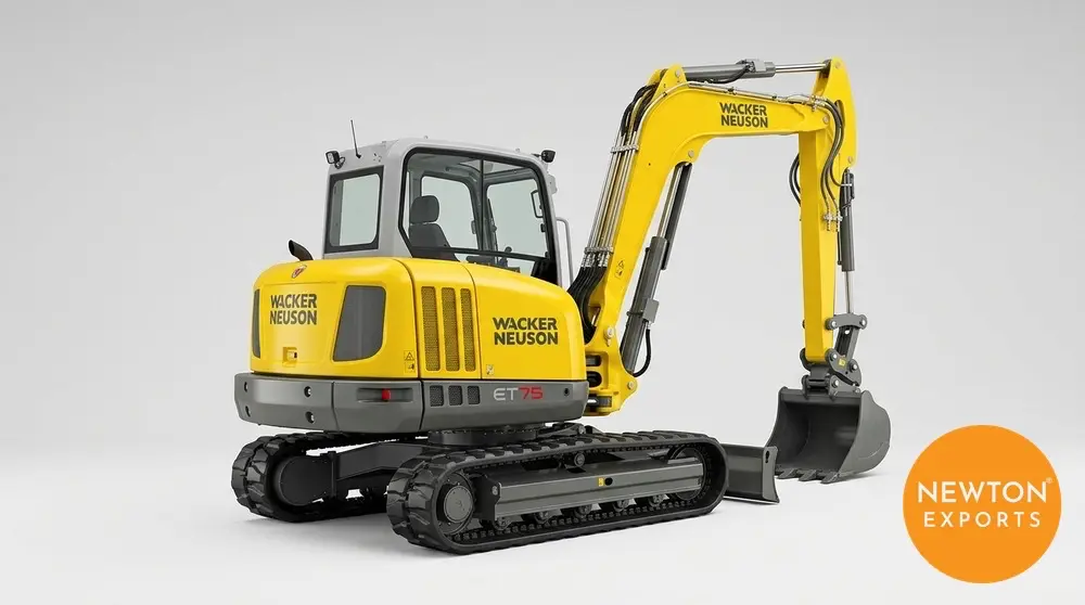 wacker neuson et75 tracked excavator