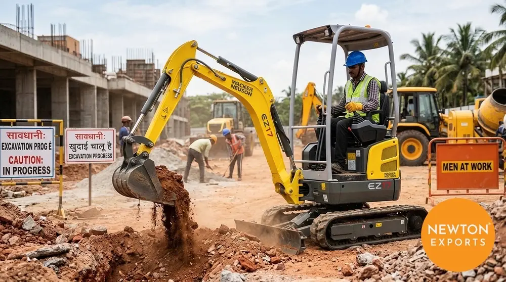 wacker neuson ez17 zero tail mini excavator