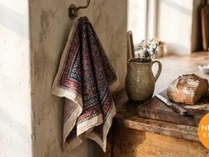 Ajrakh Print Tea Towel