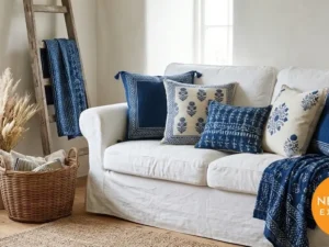 Bagru Block Print Cushion Cover
