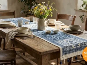 Bagru Block Print Table Runner