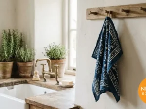 Bagru Block Print Tea Towel
