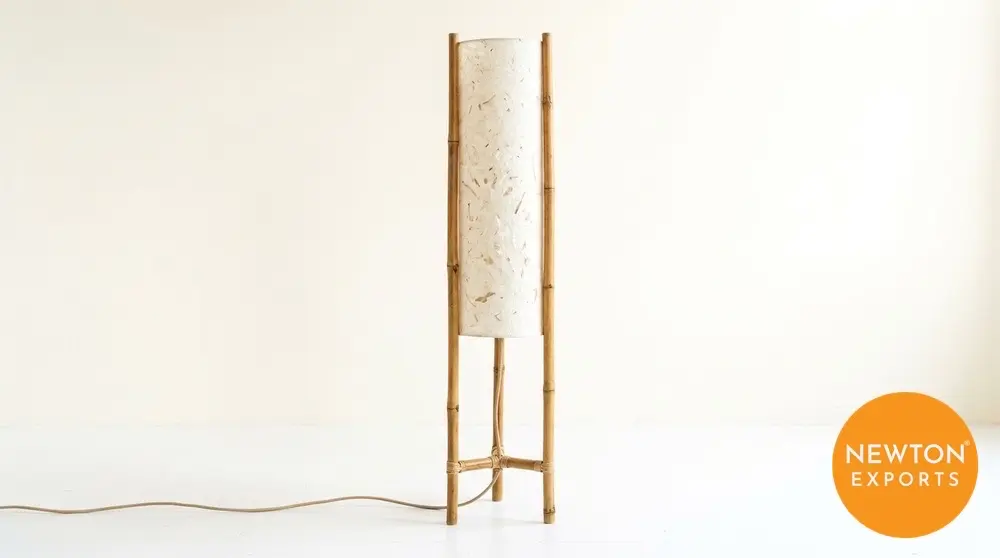 Bamboo Floor Lamp