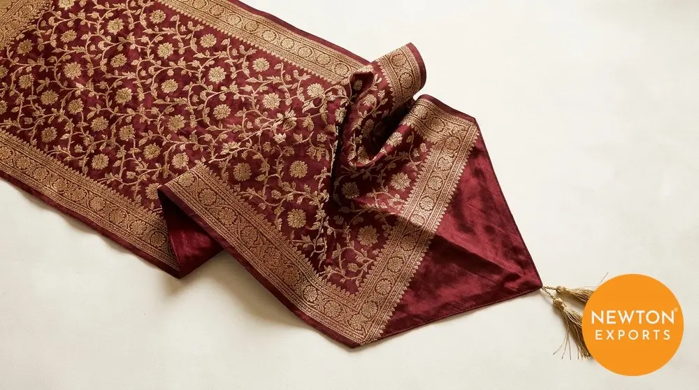 banarasi brocade table runner